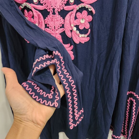 INC International Concept 2 piece Tunic Maxi Skirt set S/M - Picture 4 of 16